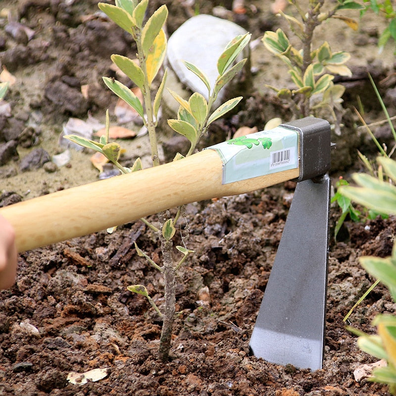 Wooden Handle Hoe Ripper - hari kitch