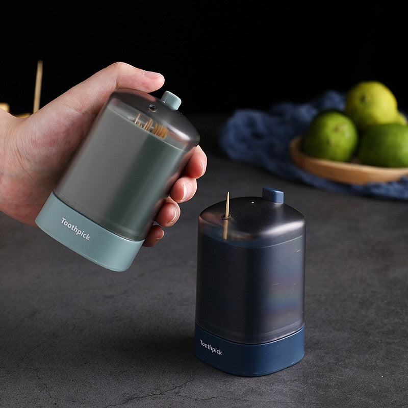 Portable Pop-up Toothpick Holder Container - hari kitch