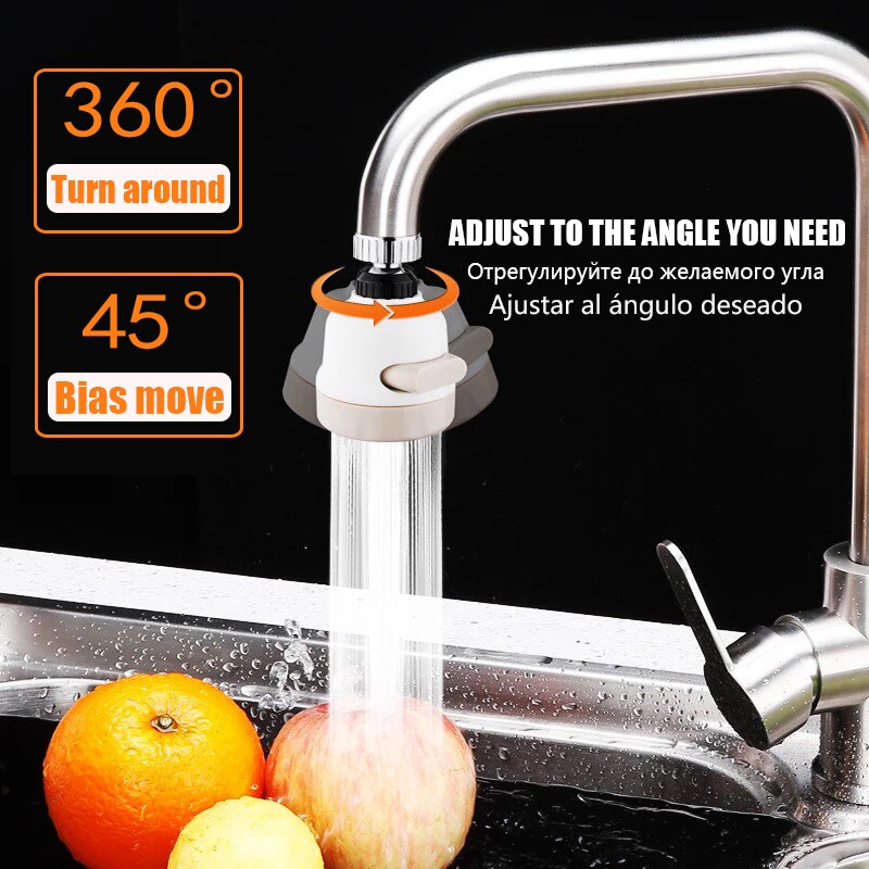 SUPER WATER SAVING 360° ROTATE KITCHEN TAP - hari kitch