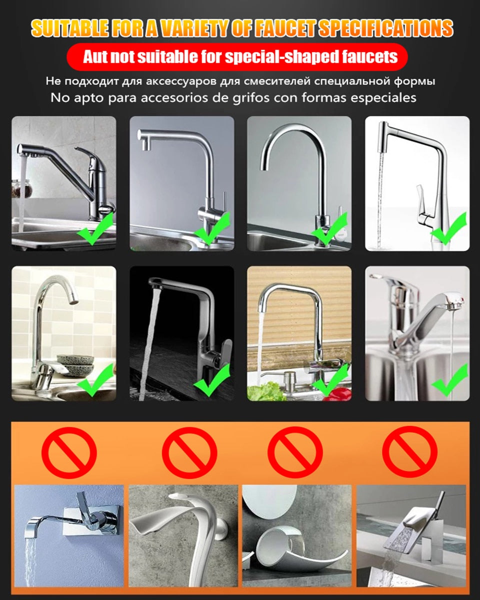 SUPER WATER SAVING 360° ROTATE KITCHEN TAP - hari kitch