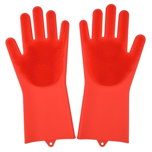 Magic Silicone Washing Gloves - hari kitch