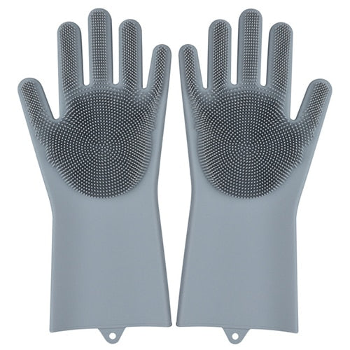 Magic Silicone Washing Gloves - hari kitch