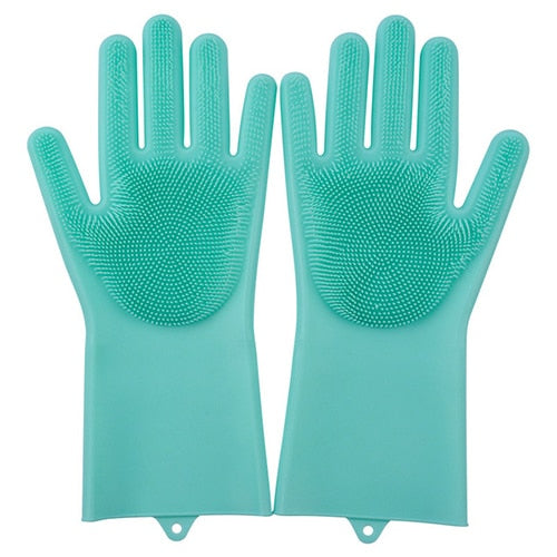 Magic Silicone Washing Gloves - hari kitch
