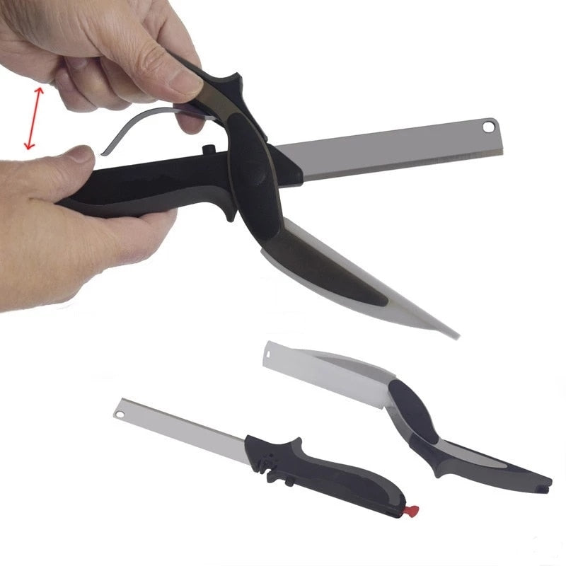 Clever Cutter - Kitchen Scissors with Cutting Board - hari kitch