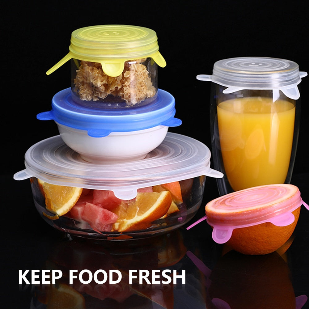 Silicone Bowl Covers for Kitchen - hari kitch