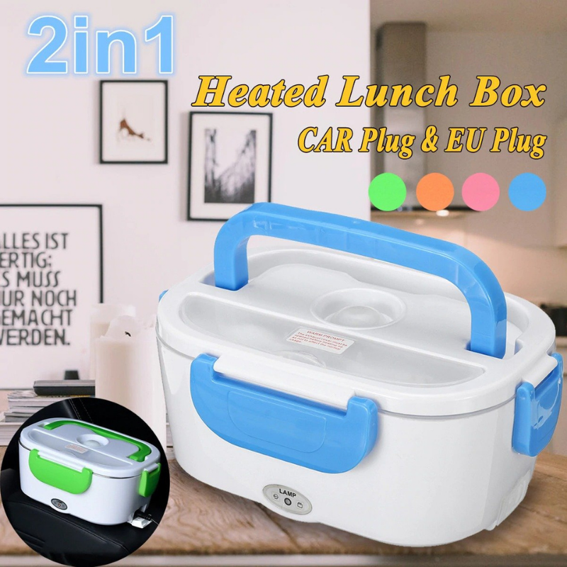 Portable Heated Electric Lunch Box - hari kitch