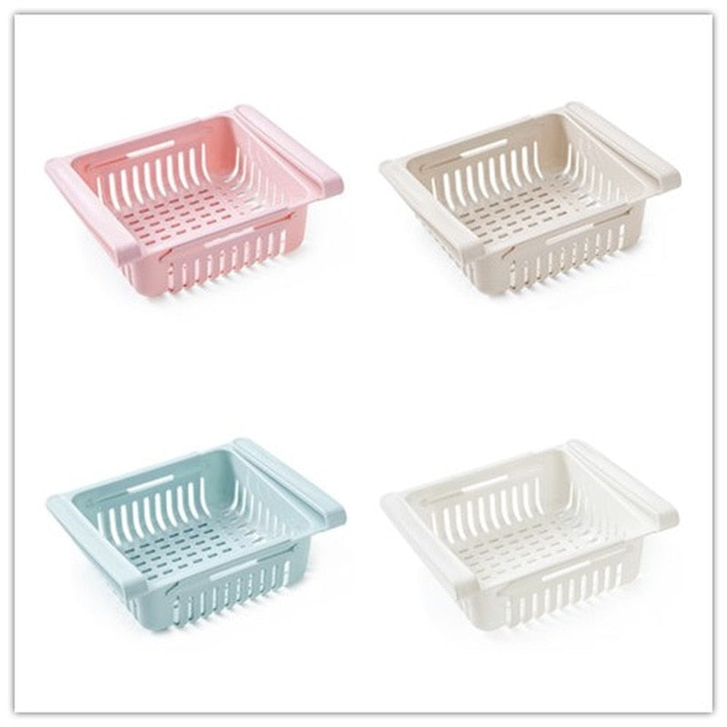 Adjustable Kitchen Fridge Storage Rack - hari kitch
