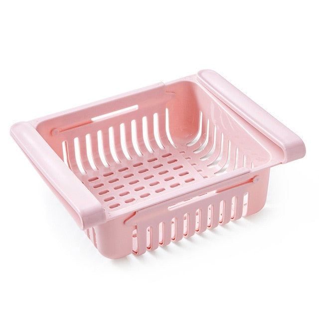 Adjustable Kitchen Fridge Storage Rack - hari kitch