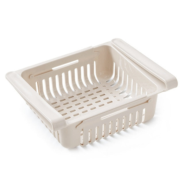Adjustable Kitchen Fridge Storage Rack - hari kitch