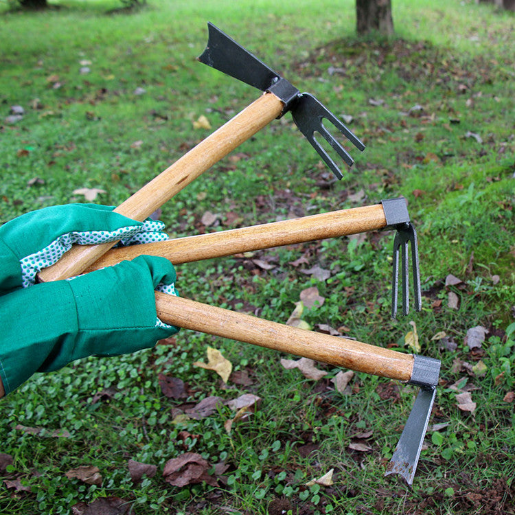 Wooden Handle Hoe Ripper - hari kitch