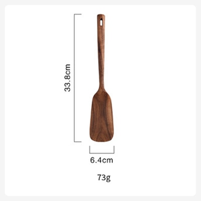Teak natural wood tableware spoon - hari kitch