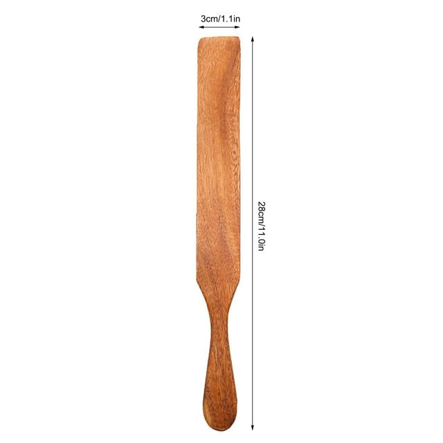 Teak natural wood tableware spoon - hari kitch