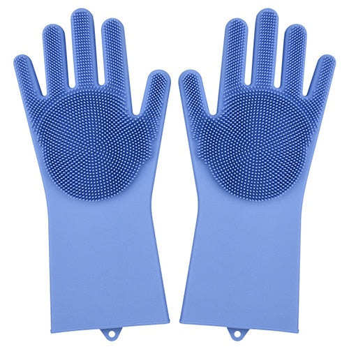 Magic Silicone Washing Gloves - hari kitch