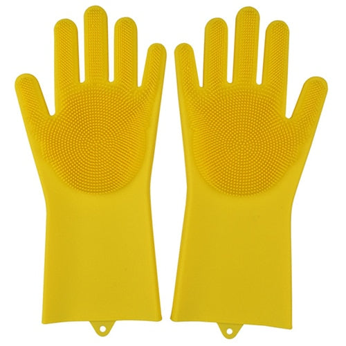Magic Silicone Washing Gloves - hari kitch