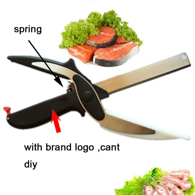 Clever Cutter - Kitchen Scissors with Cutting Board - hari kitch