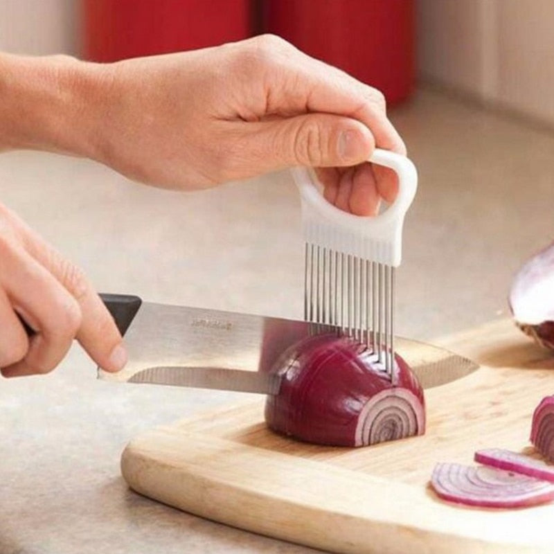 Stainless Steel Onion Cutter - hari kitch