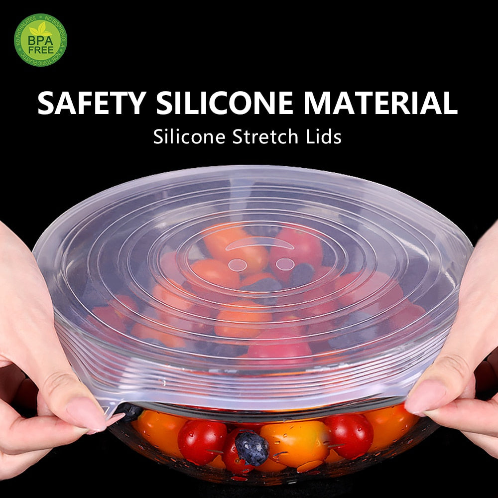 Silicone Bowl Covers for Kitchen - hari kitch