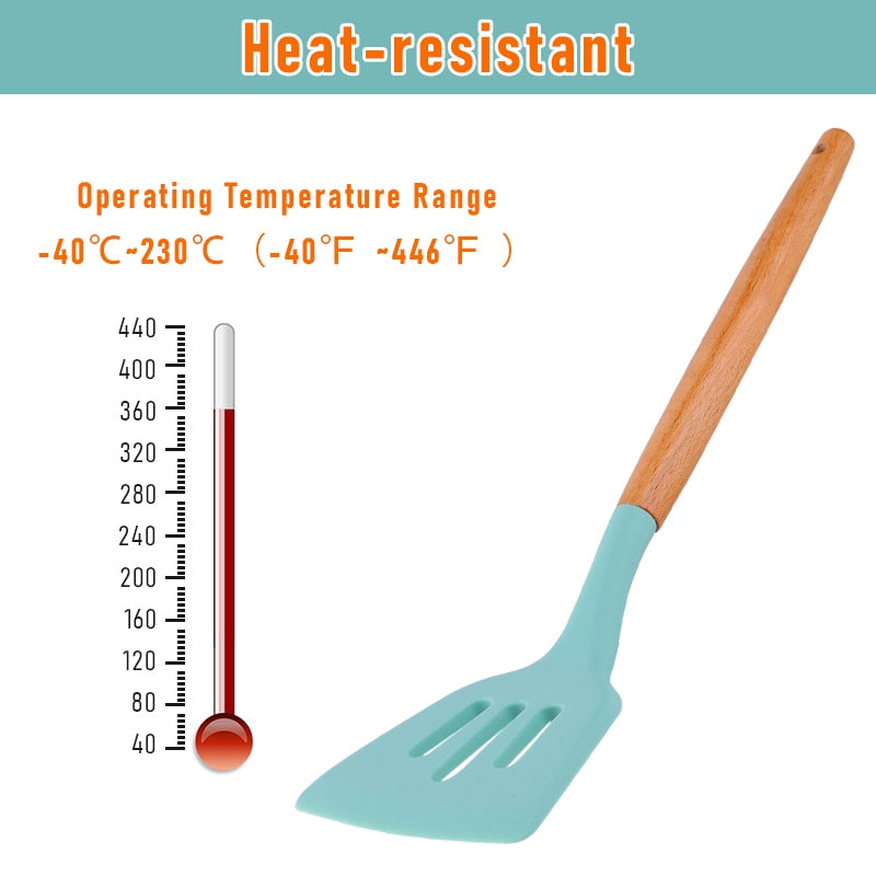 Non-Stick Heat Resistant Cooking Utensils Set - hari kitch