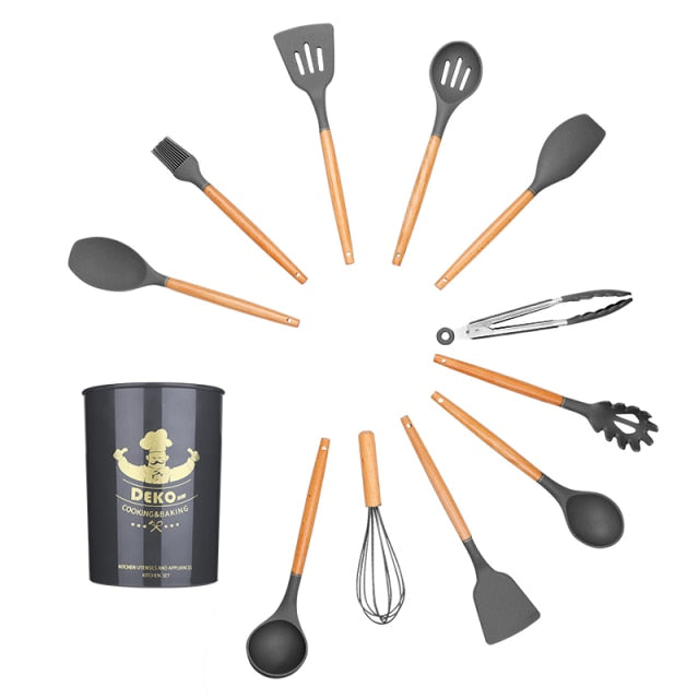 Non-Stick Heat Resistant Cooking Utensils Set - hari kitch