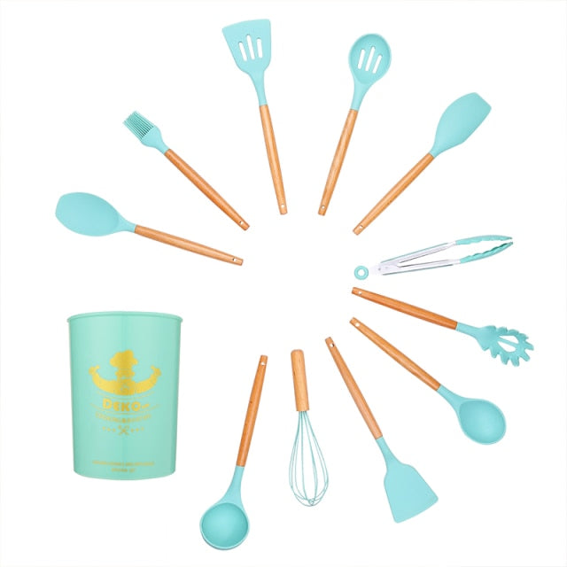 Non-Stick Heat Resistant Cooking Utensils Set - hari kitch