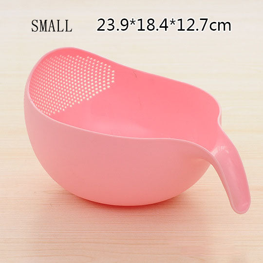 Silicone Colander Drain Basket With Handle - hari kitch
